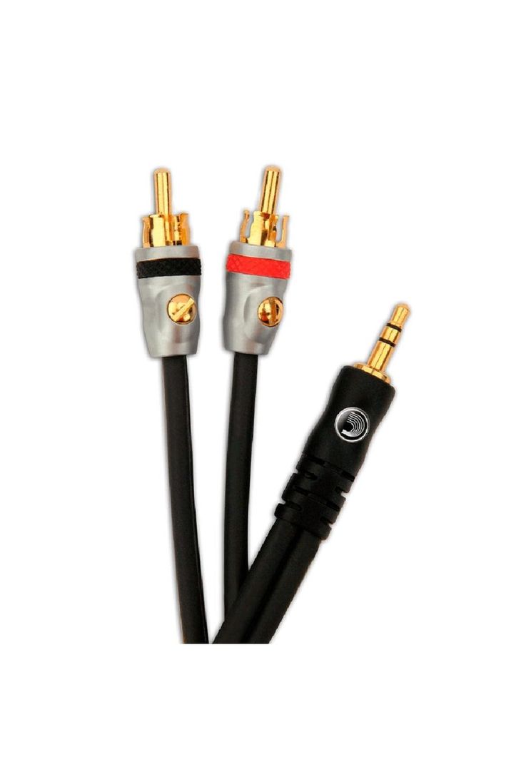Cable Audio Planet Waves 2 Rca Miniplug Custom Series 3.5Mm 1,52M PW-MP-05-0