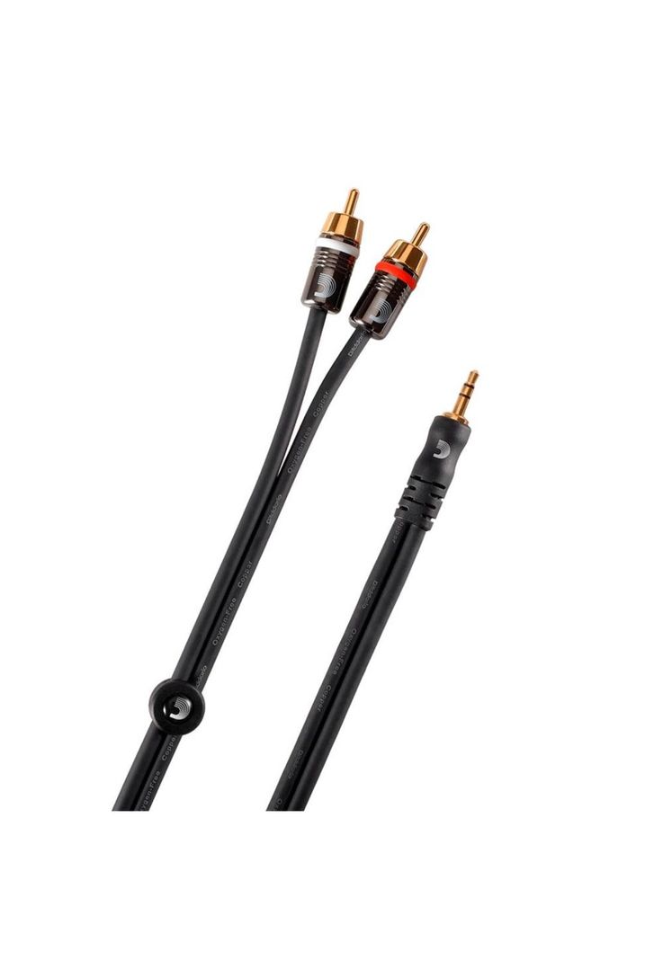 Cable Audio Planet Waves 2 Rca Miniplug Custom Series 3.5Mm 1,52M PW-MP-05-2