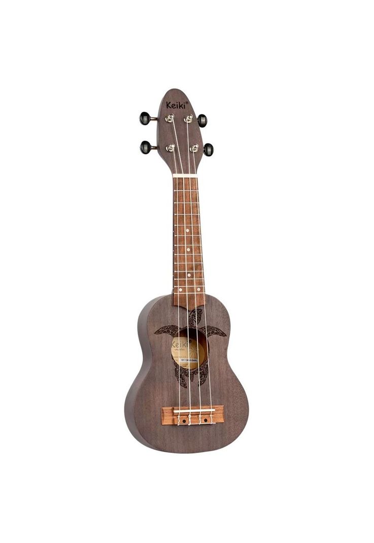 Ukelele Sopranino Keiki By Ortega Diseño Tortuga (Satinado Color Carbon) K1-CO-0
