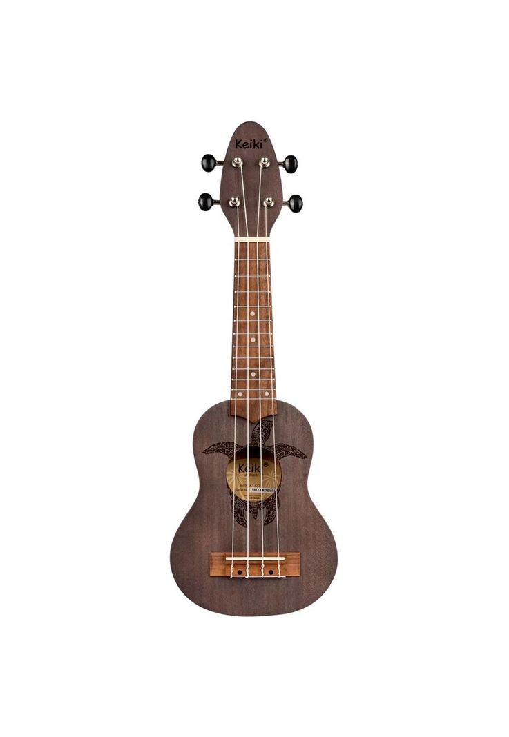 Ukelele Sopranino Keiki By Ortega Diseño Tortuga (Satinado Color Carbon) K1-CO-1