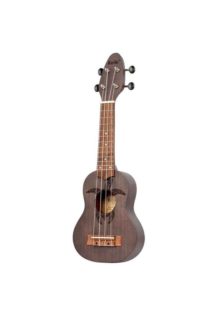 Ukelele Sopranino Keiki By Ortega Diseño Tortuga (Satinado Color Carbon) K1-CO-2