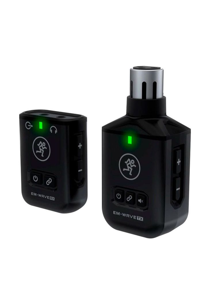 Sistema De Microfono Mackie Inalambrico Para Mic Xlr EM-Wave XLR Negro
