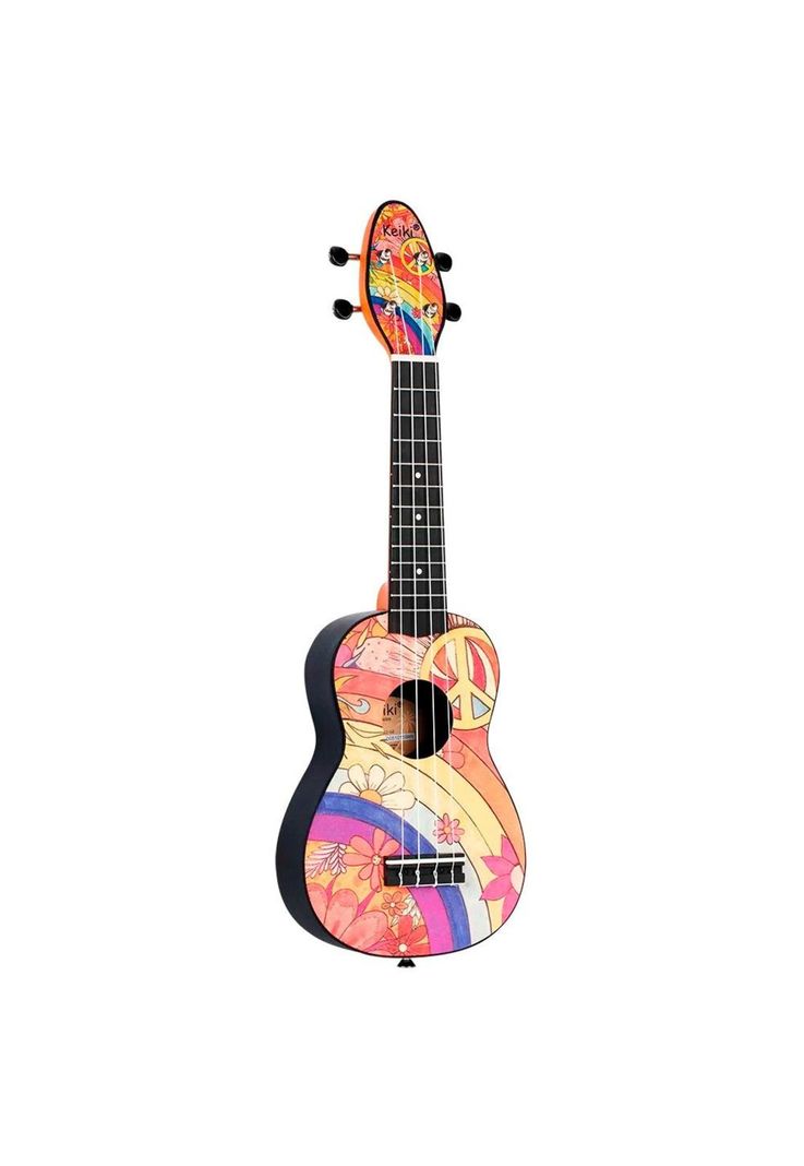 Ukelele Soprano Keiki By Ortega Peace '68 (+Funda+Afinador+5 Uñetas) K2-68-0
