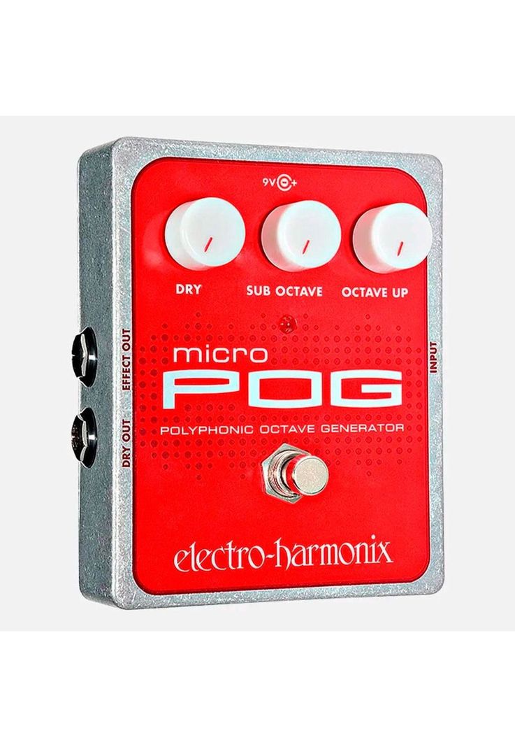Pedal Efecto Guitarra ElectroHarmonix Octavador Micro Pog Polyphonic Octave Generator MICRO POG-0
