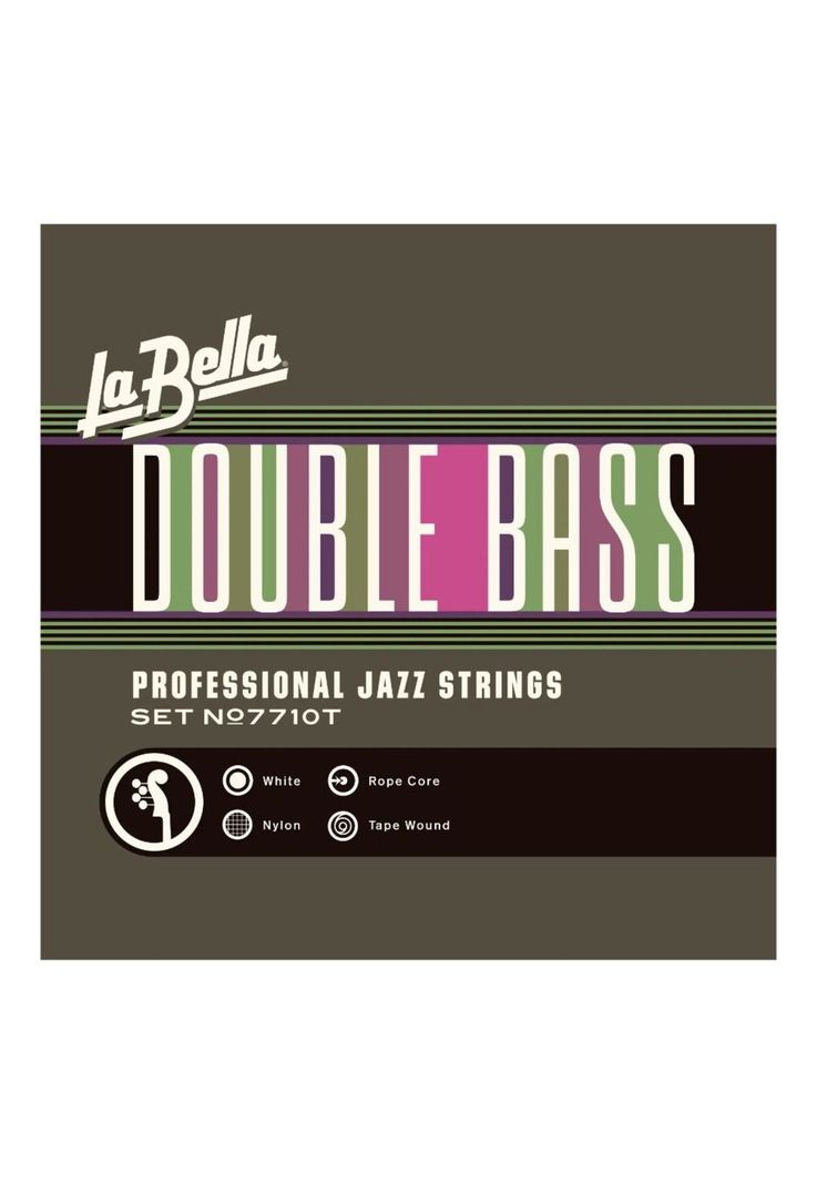 Cuerdas Contrabajo La Bella Double Bass Pro Jazz Strings Baby Bass 7710T-BB-1