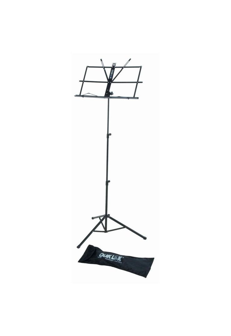 Atril Para Partitura  +Bolso Transporte Ms334 Quik Lok-0