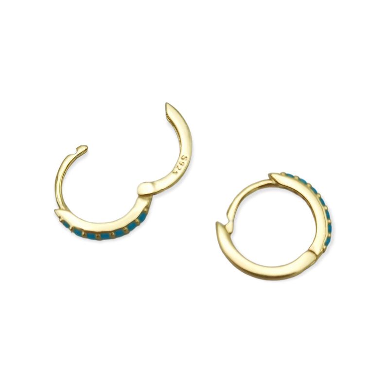 Argollas 8mm modelo Whale Plata fina ley S925-3
