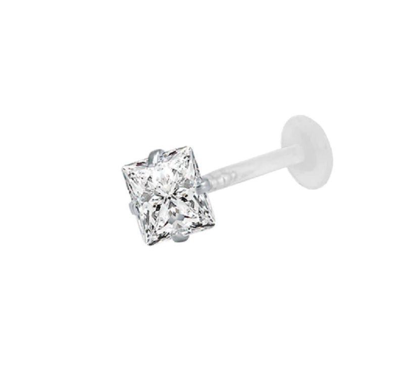 Piercing labret monroe cuadrado cartílago nariz boca oreja-0