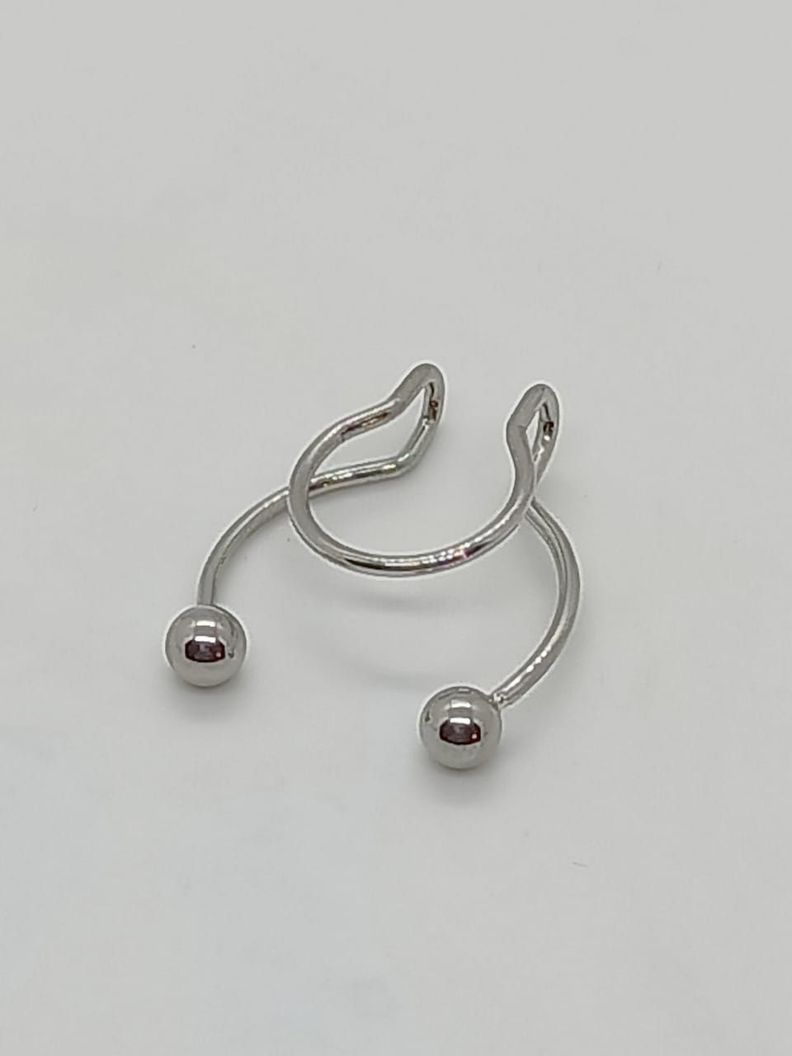 Piercing Acero hipoalergenico Sin Hoyos Septum Sin Perforacion-1