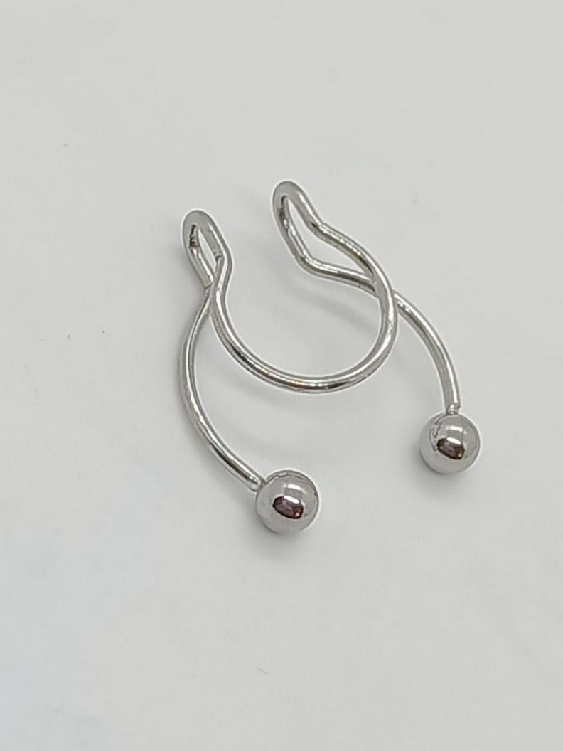 Piercing Acero hipoalergenico Sin Hoyos Septum Sin Perforacion-2