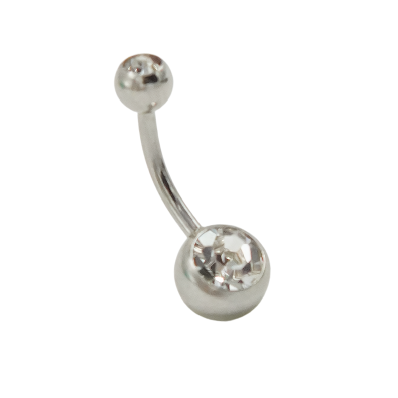 Piercing ombligo navel 8mm acero quirurgico 316L-7