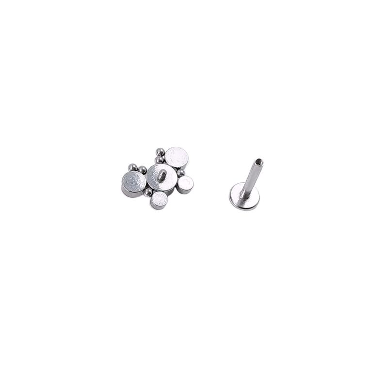 Piercing Oreja Tragus Conch Labret Modelo Mariposa Hipoalergénico Unidad-1
