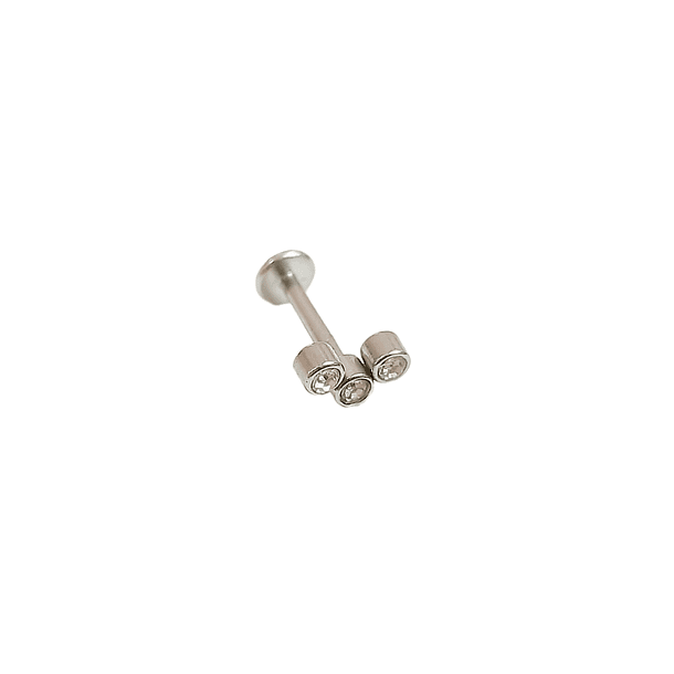 Piercing Oreja Tragus Conch Labret Modelo Triada Hipoalergenico Unidad-0