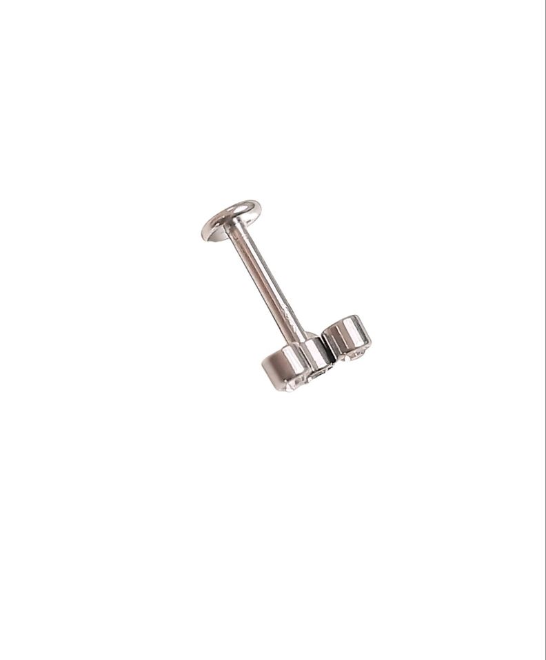 Piercing Oreja Tragus Conch Labret Modelo Triada Hipoalergenico Unidad-1