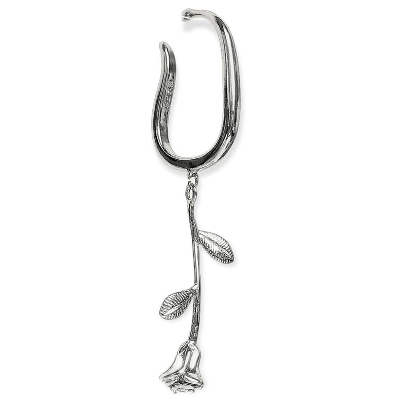 Pack Earcuff Rosa Argolla Unidad Plateada Piercing Moderno-4