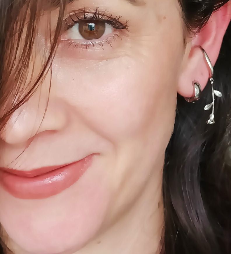 Pack Earcuff Rosa Argolla Unidad Plateada Piercing Moderno-6