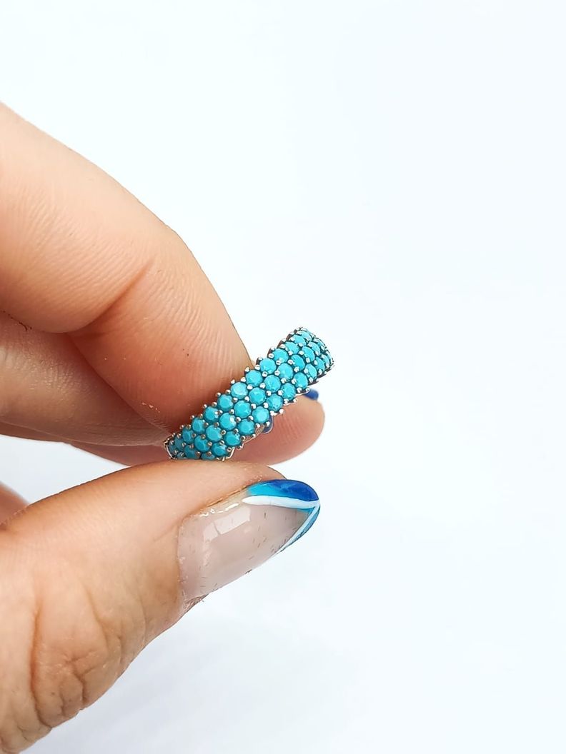 Anillo Plata 925 Solitario Amor Zirconia Compromiso Talla 8-3