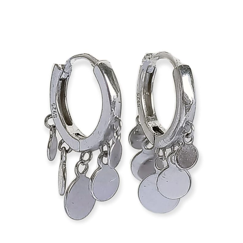 Pack De Aros Punto Luz Argollas Huggies Plata 925 Piercing-4