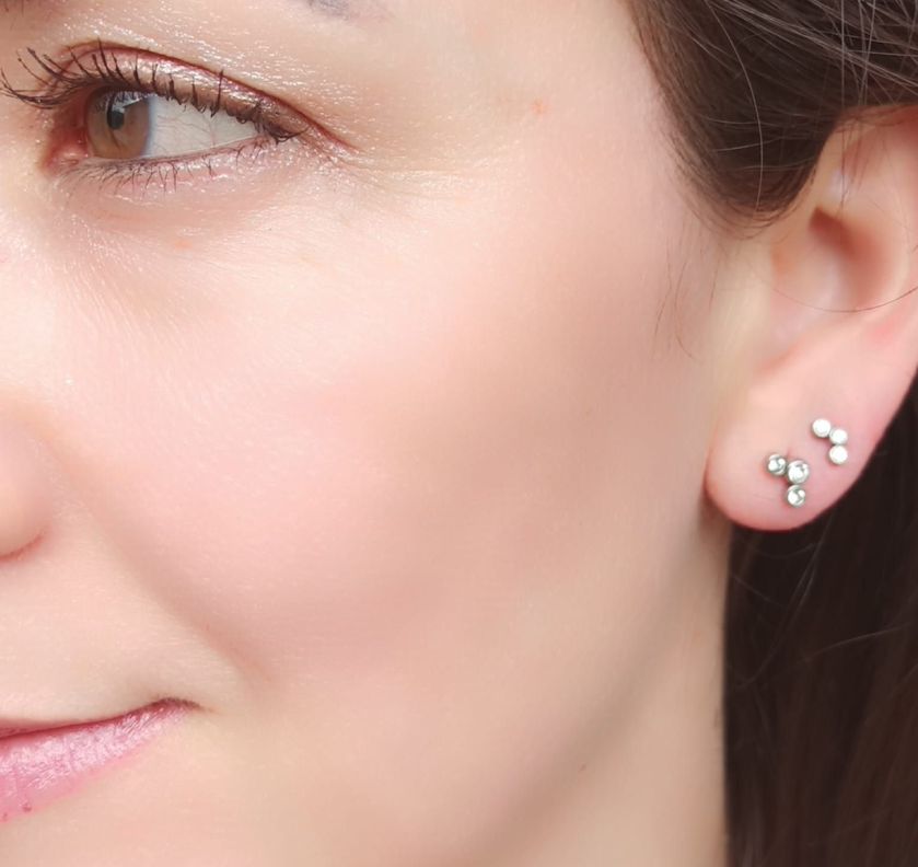 Piercing Oreja Tragus Conch Labret Modelo stars Hipoalergenico Unidad-4