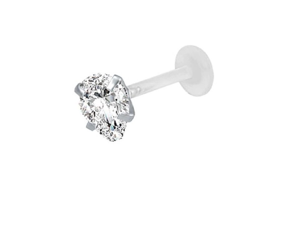 Piercing labret monroe forma gota cartílago nariz boca oreja-0