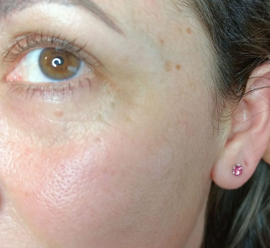 Pendientes Rosado puntos De luz 5mm Plata fina ley S925-5