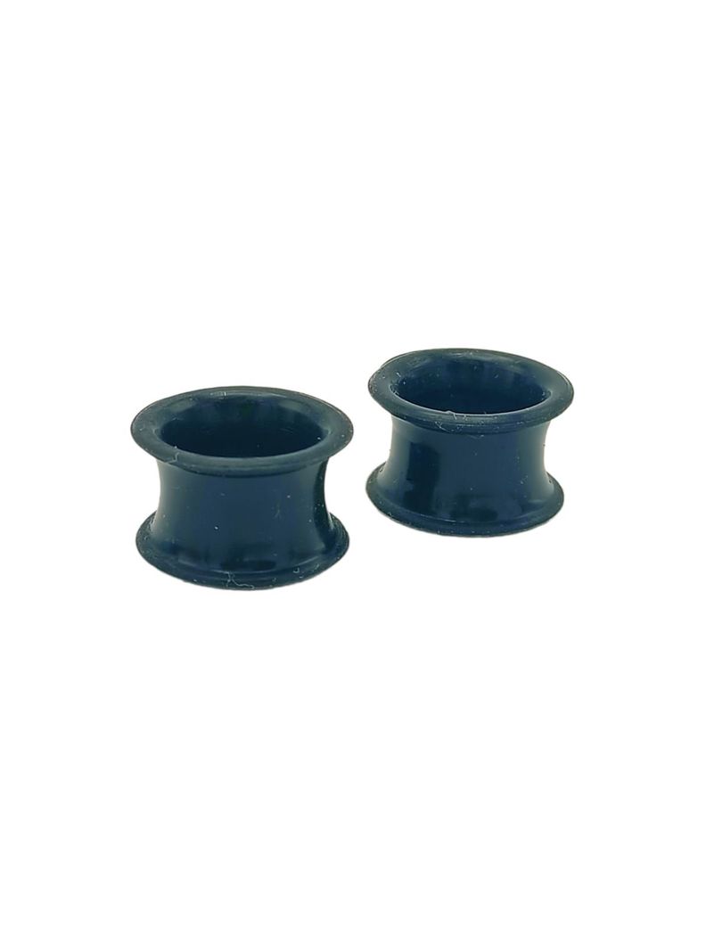 Aros Expansores Oreja 16mm Acampanado Estiradores Silicona-0