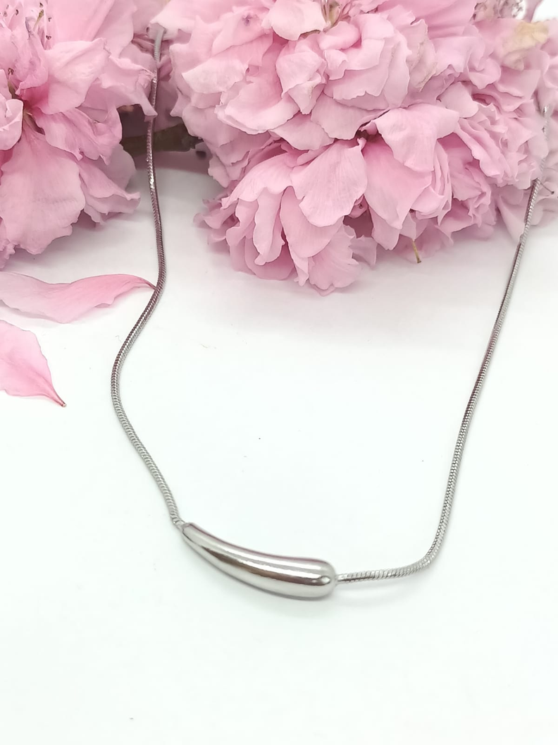 Colgante Minimalista Sencillo Elegante Collar Gargantilla-0