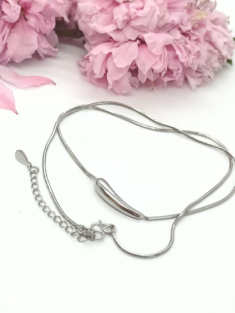 Colgante Minimalista Sencillo Elegante Collar Gargantilla-2