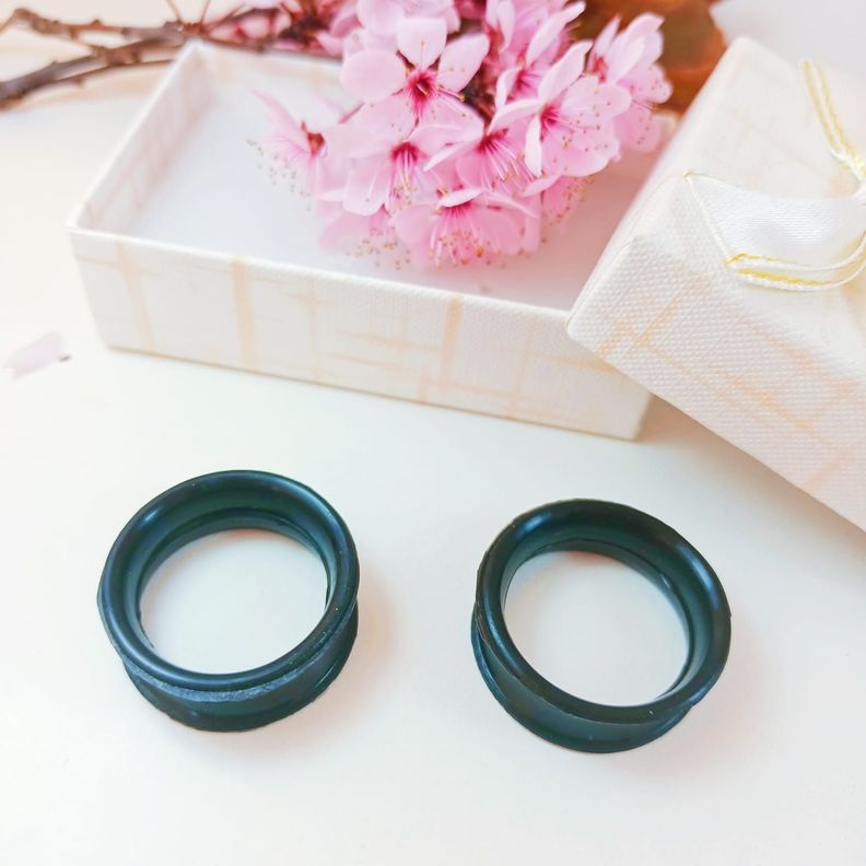 Aros Expansores Oreja Acampanado Estiradores Silicona 22mm-4