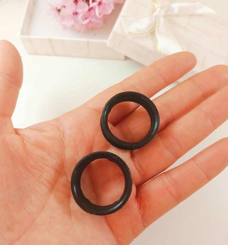 Aros Expansores Oreja Acampanado Estiradores Silicona 22mm-2