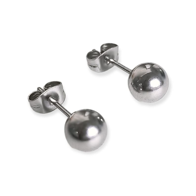 Pack De Aros Argollas Huggies Cruz Esfera Plateada Piercing-3