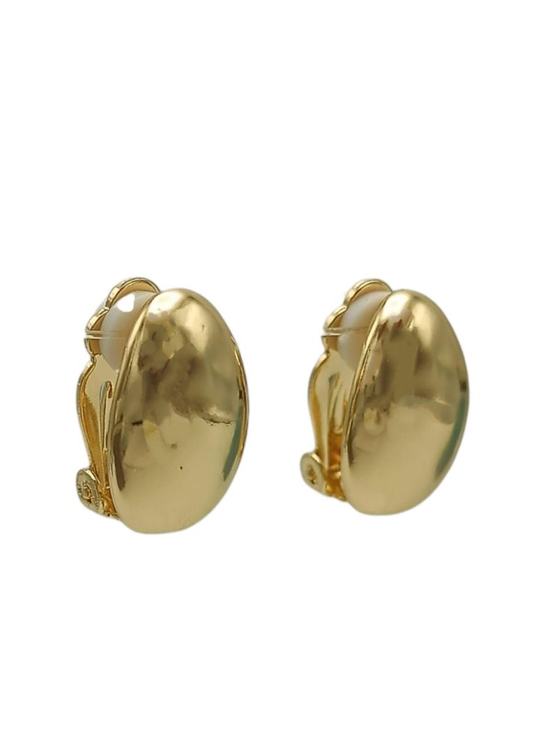 Aros Gota Espejo Plateada Sin Perforacion Earcuff Tendencia-0