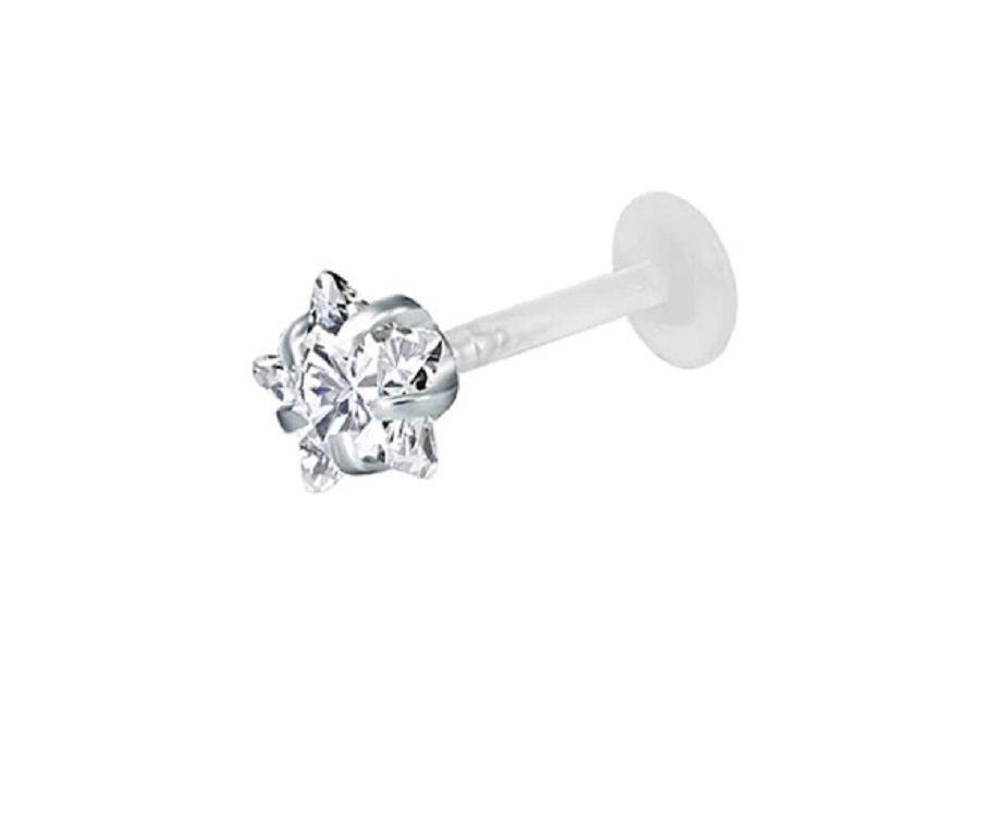 Piercing labret monroe estrella cartílago nariz boca oreja-0
