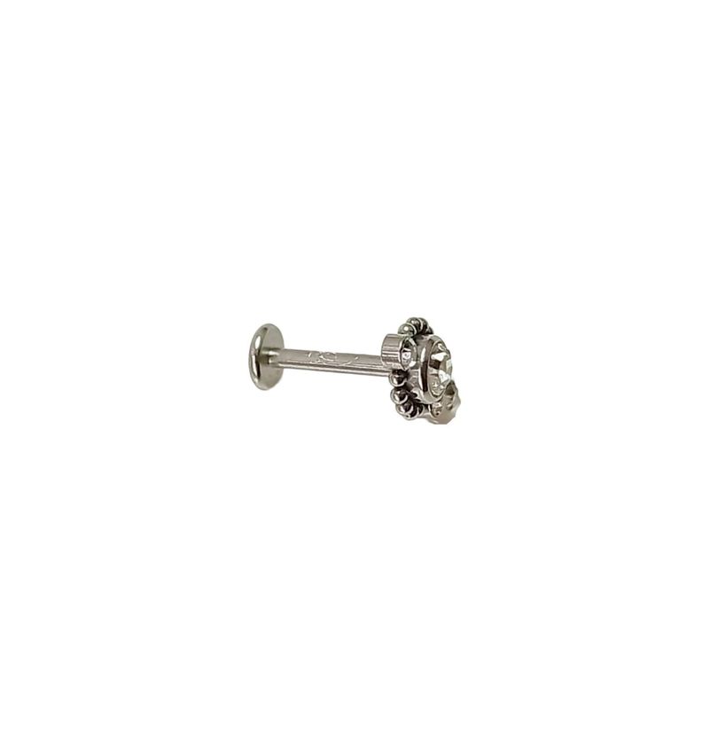 Piercing Oreja Tragus Conch Labret Modelo Bindi a Hipoalergénico Unidad-3