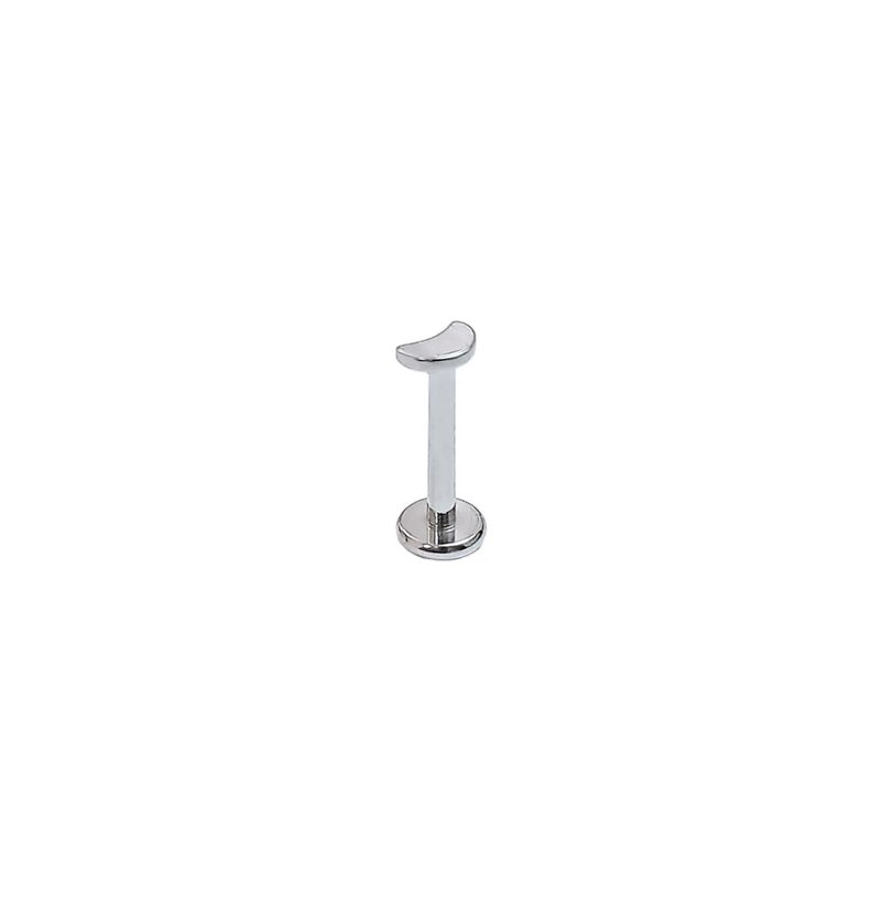 Set Piercing Modelo Fase Lunar Acero Quirúrgico Nostril Labret Luna Punto Luz-5