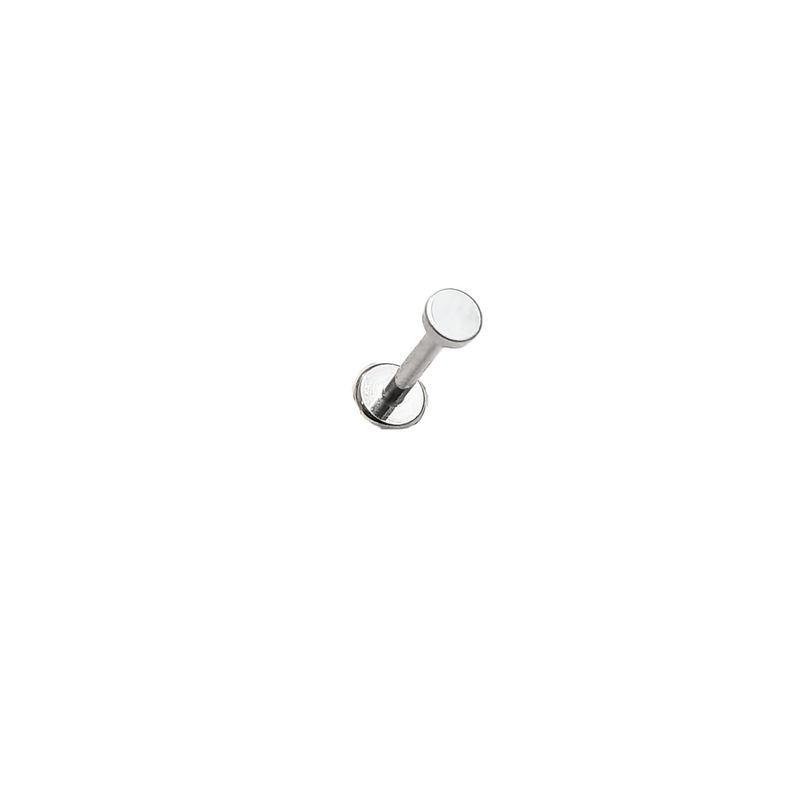 Set Piercing Modelo Fase Lunar Acero Quirúrgico Nostril Labret Luna Punto Luz-2