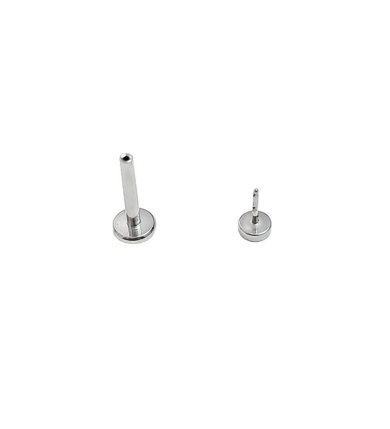 Set Piercing Modelo Fase Lunar Acero Quirúrgico Nostril Labret Luna Punto Luz-1