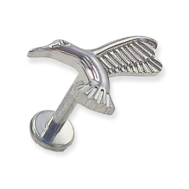 Piercing Labret Astm F136 G23 Acero Titanio Tragus Colibri-0