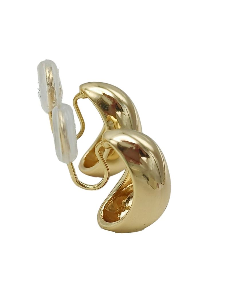 Aros Gota Huggies Chapado En Oro 18k Earcuff Sin Perforacion-6