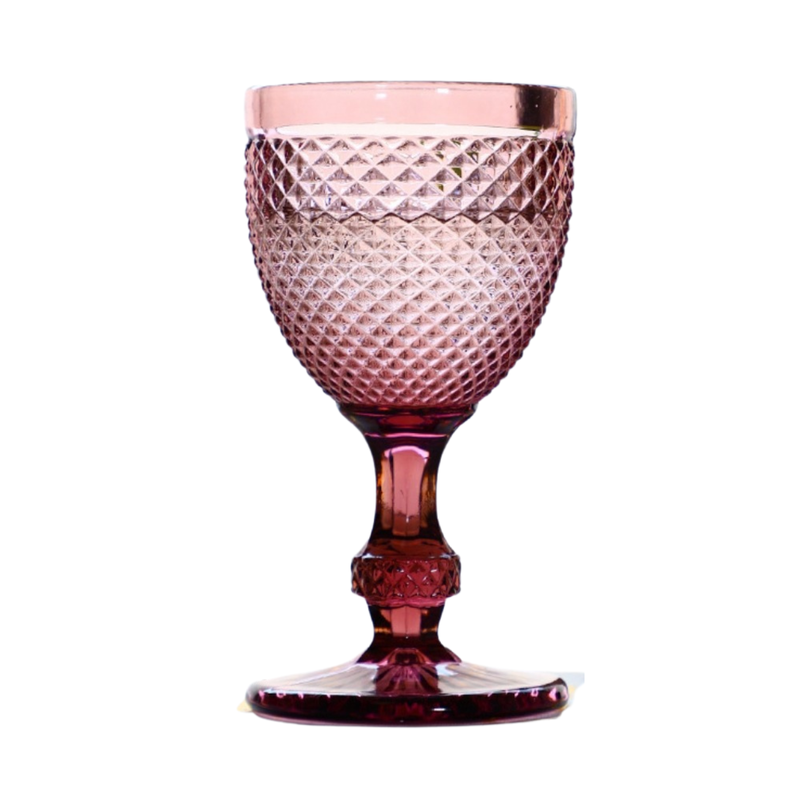 Set de 6 copas Purpura 300cc Modelo Pineapple-2