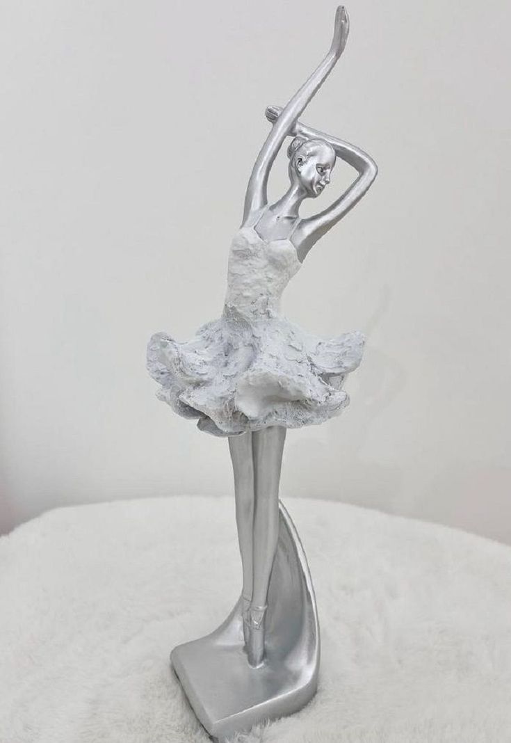 BAILARINA DORADA DECORATIVA DORADA 11X12X39,5 CM -1