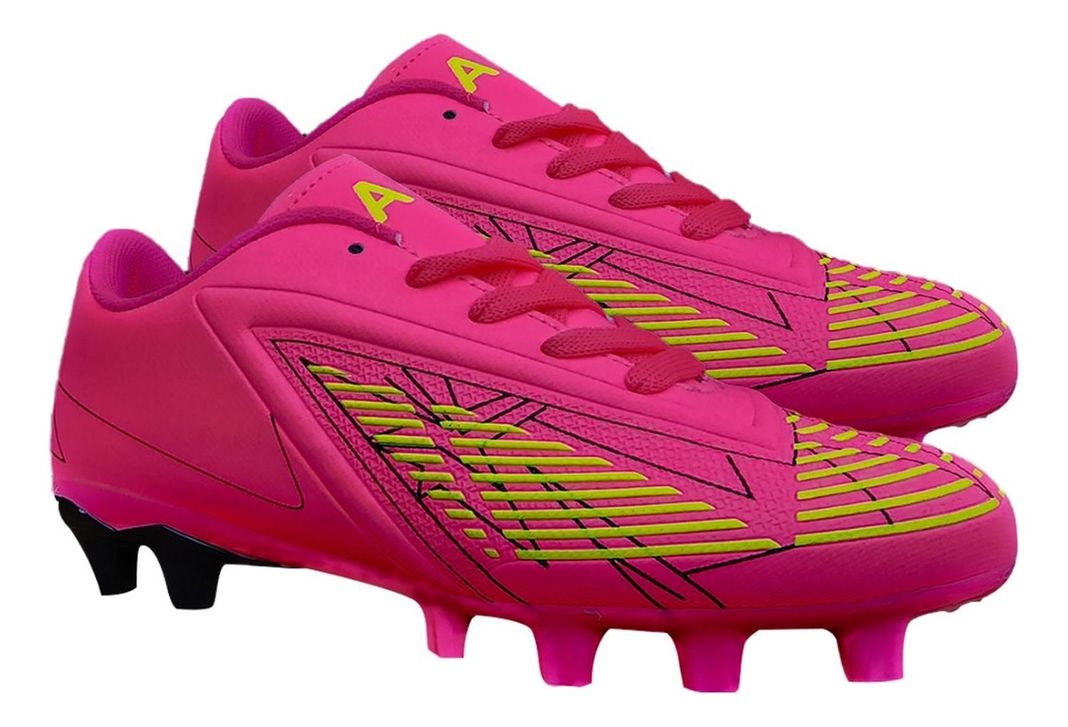 Zapato De Futbol Full Grass Juvenil Unique Style Fucsia-7272-2
