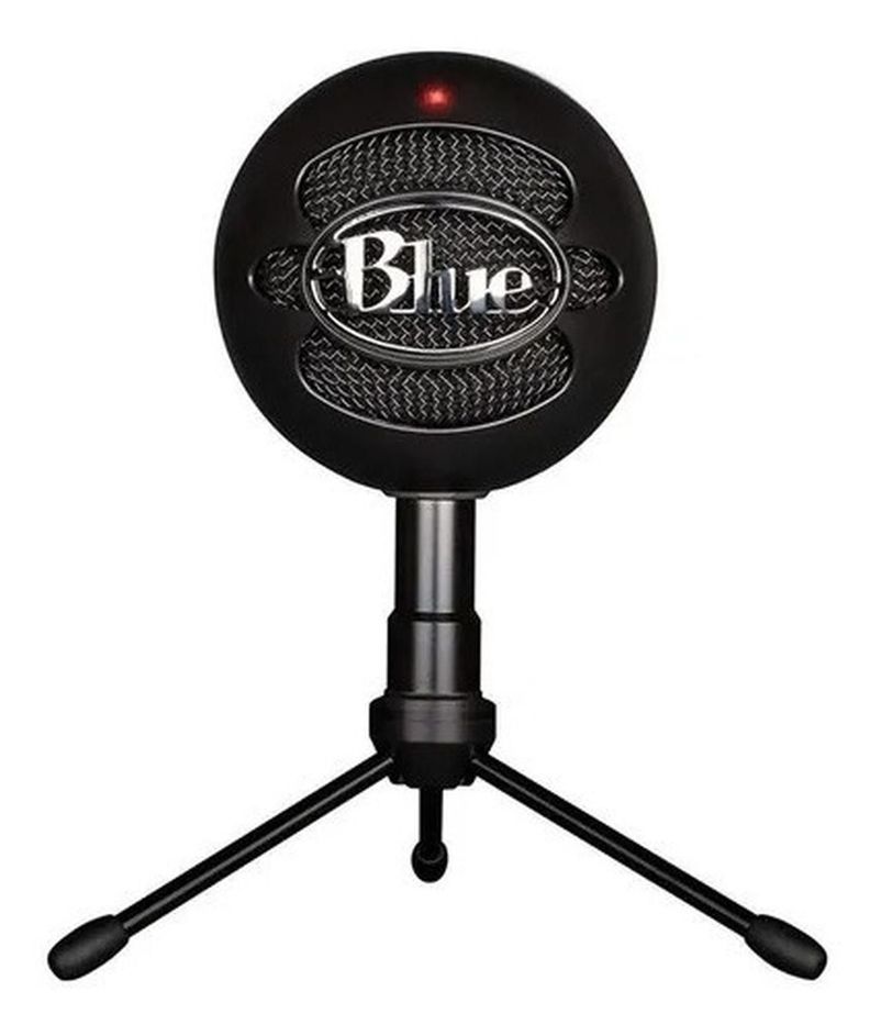 Micrófono Blue Snowball Ice Condensador Cardioide Negro-0