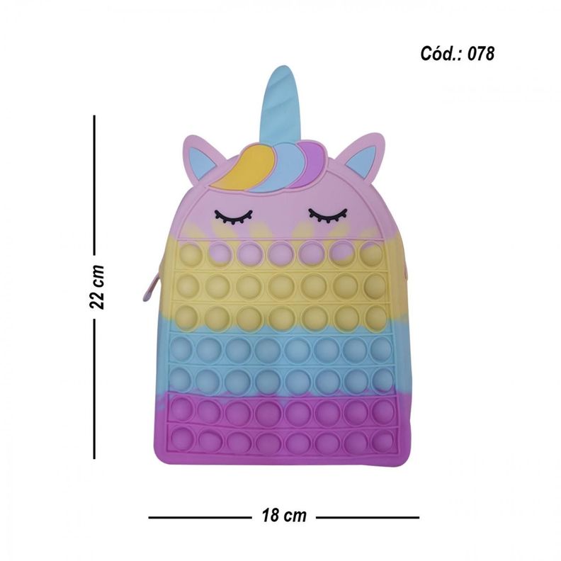 Mochila Pop It Juguete Infantil 22x18cm-1