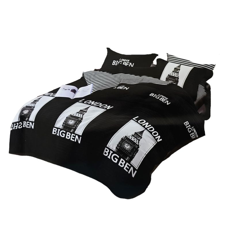 JUEGO DE SABANAS 2.0 PLAZAS QUEEN LONDON BIG BEN 628-1