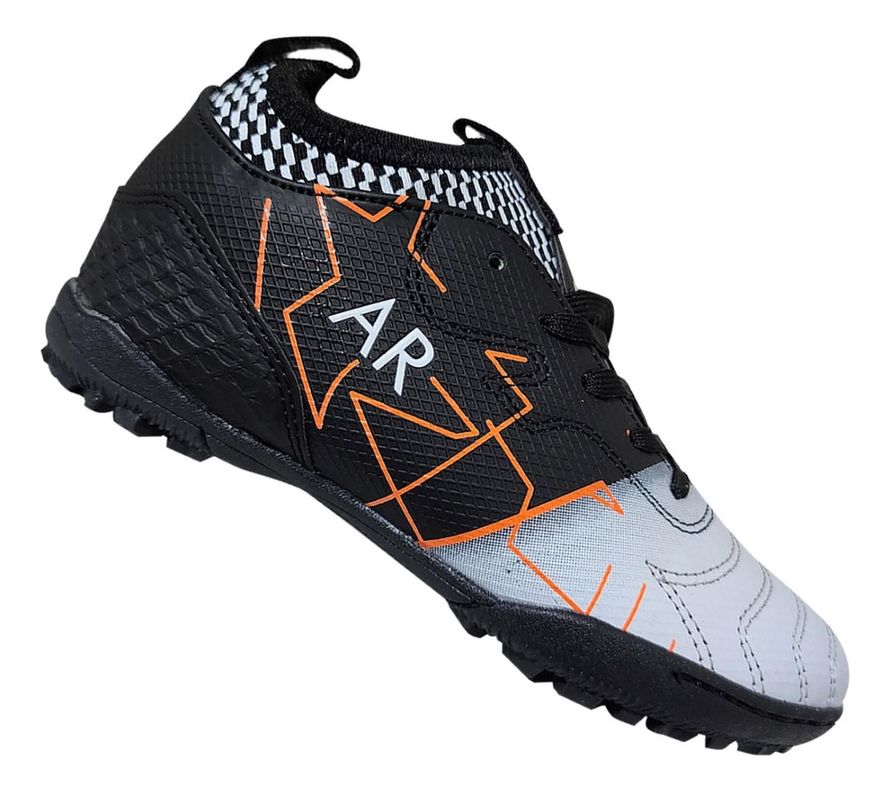 Zapatilla Baby Futbol Juvenil Niños Exotic Soccer Negro 7496-0