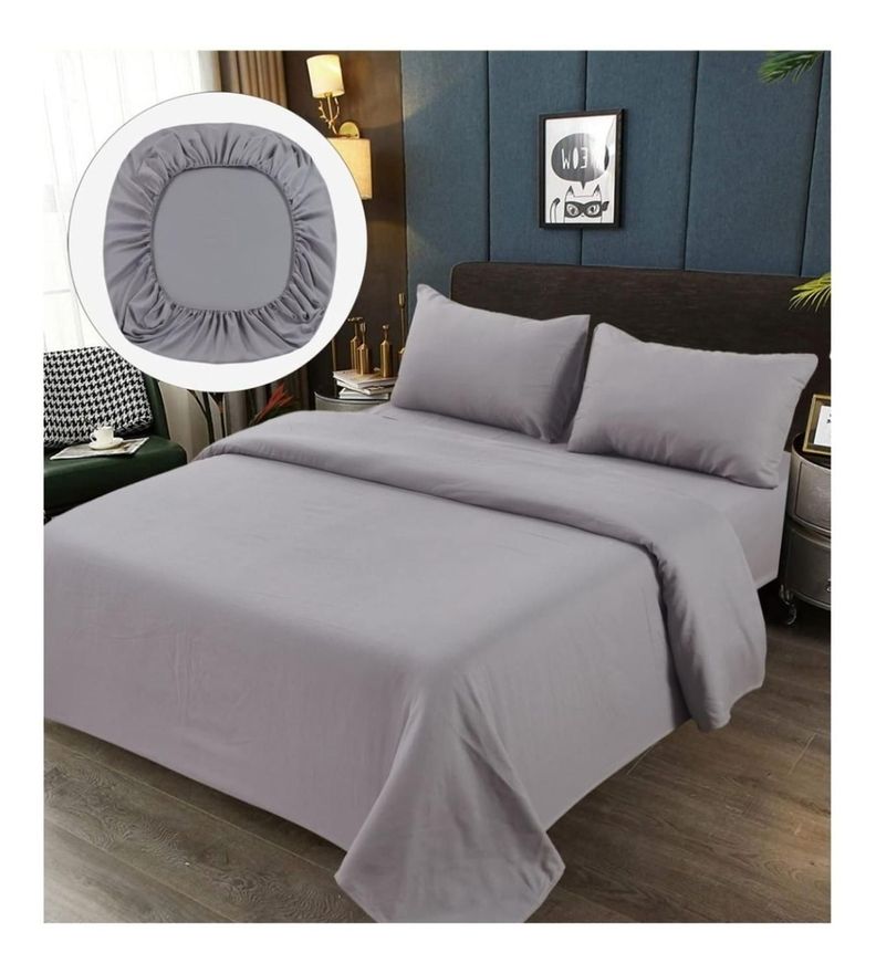 Sabanas Premium 100% Algodón 2.5 Plazas (king) Colores-0