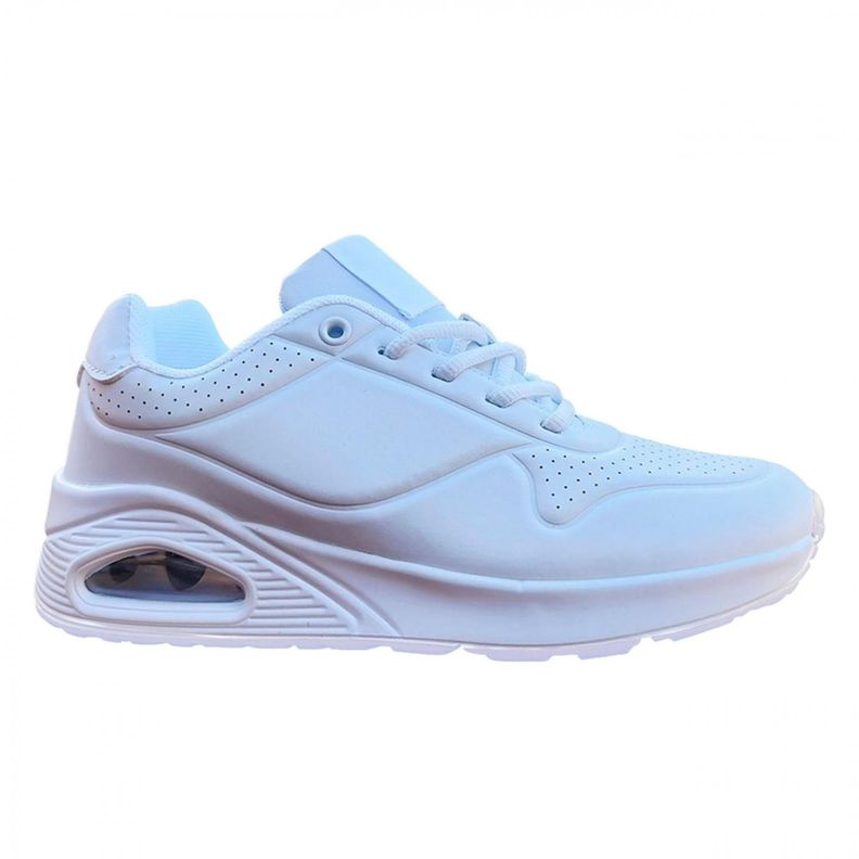 Zapatillas Blanca Mujer Air Running Deportivas - 7106-1