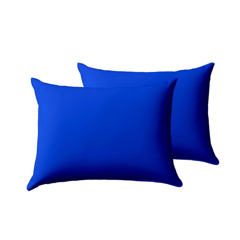 Pack de Almohada 70x40 cm Comodidad para un Sueño Reparador Azul Rey-0