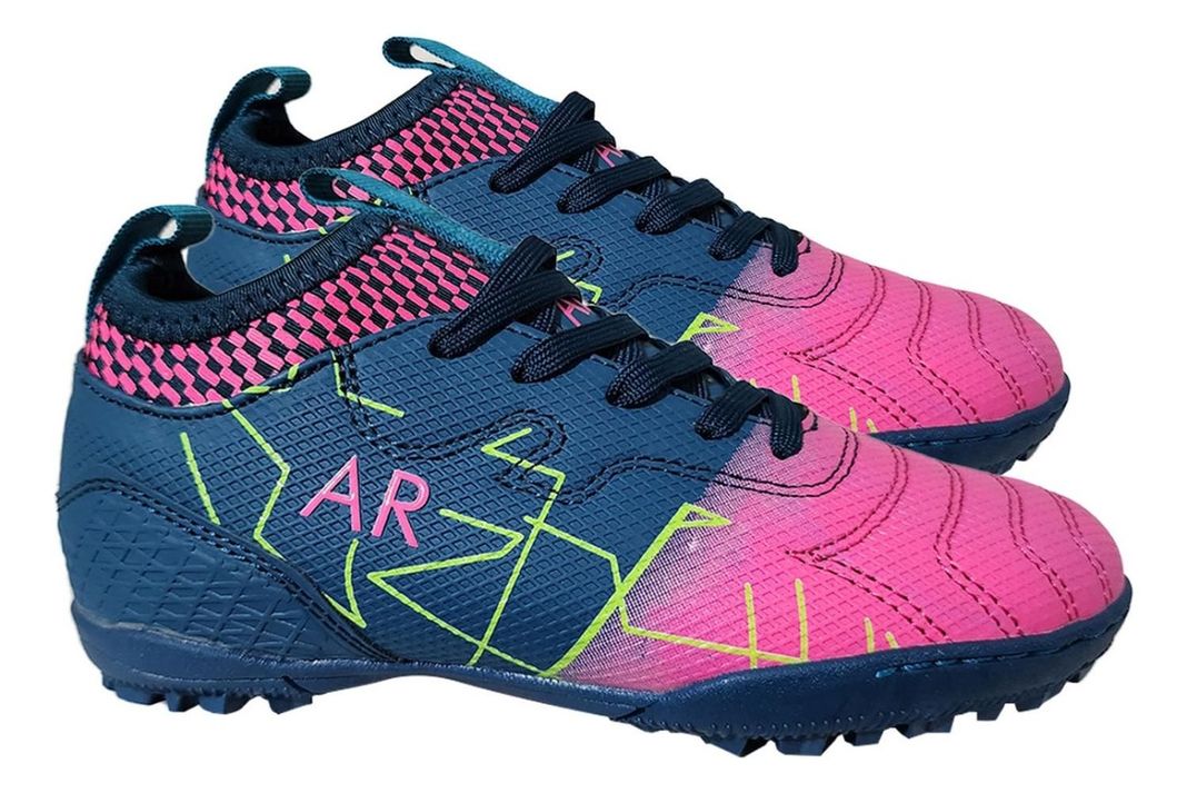 Zapatilla Baby Futbol Juvenil Niños Exotic Soccer Fucsia7498-3